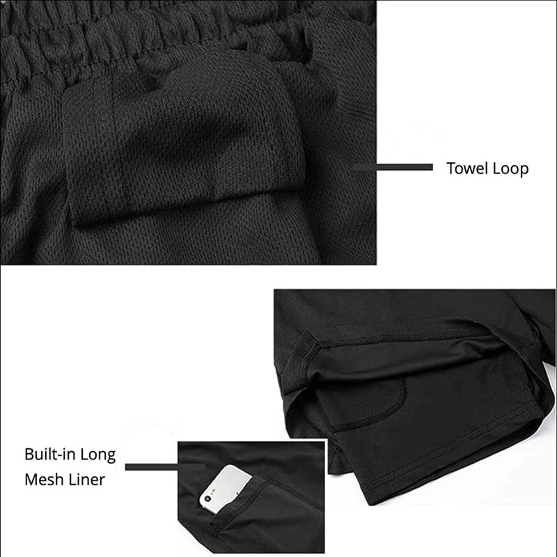 Men's 2-in-1 Multi-Pocket GrindCore™ Tactical Shorts