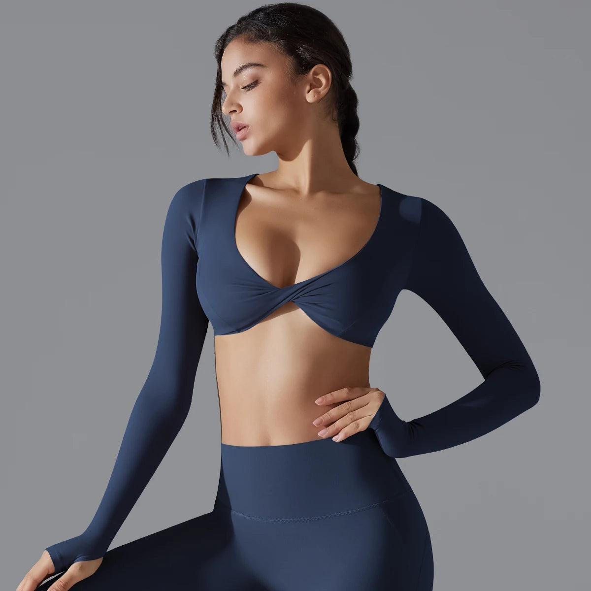 Woman's CurveFuse™ Sculpted Zip Crop Top