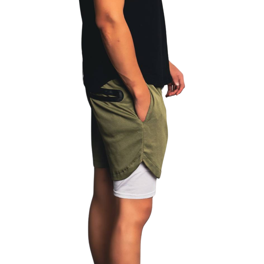 Ninja 2 in 1 Men's Training Shorts by Inspr Exchange Outfitter
