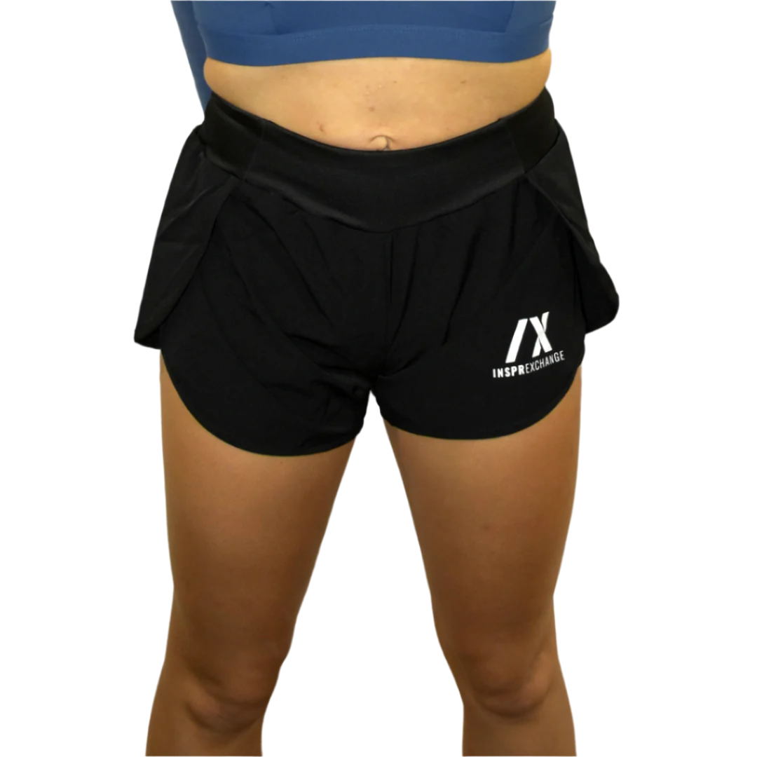 gemini shorts black backshots