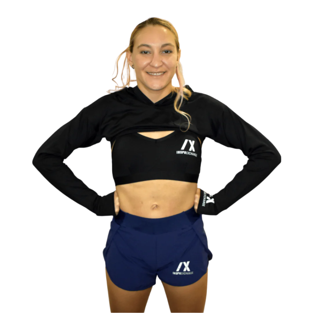 gemini shorts blue front shots